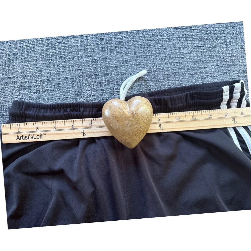 Adidas Mens Black 3-Stripe Track Pants Zipper Cuffs Vintage 2003 AF5001 Size L